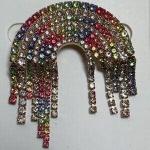 😊 Rainbow Crystal Brooch